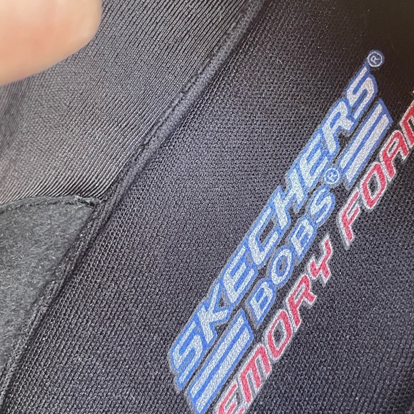 New Skechers Black Lace Up Sneakers Size 9 - Picture 5 of 10